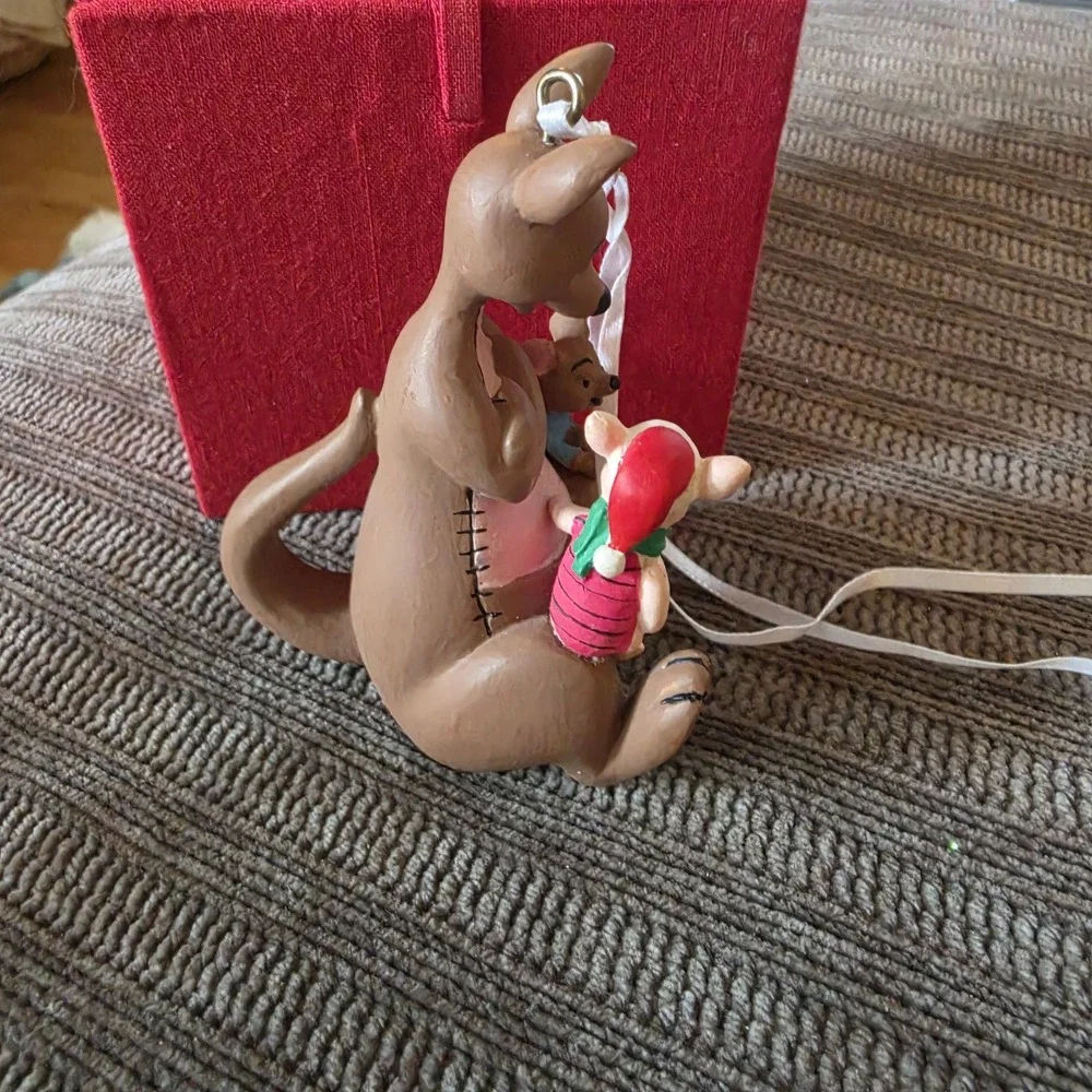 Vintage Disney's Kanga, Roo & Piglet Christmas Ornament Rare 1991